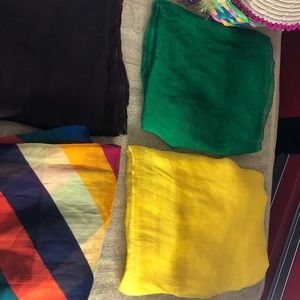 Different color chiffon dupattas